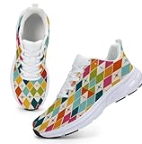 DSWED Womens Athletic Sneakers Retro Mid Century...