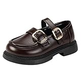 Girls Slip-On Loafers Comfort Dress Shoes Oxford School...