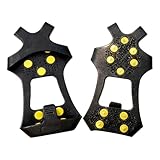 Boot Spikes for Ice,Winter Boot Traction - Anti-Slip...