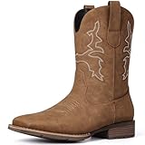 Suokdil Cowboy Boots for Men - Mens Western Boots...