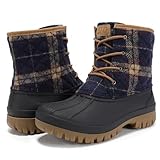 STQ Womens Winter Duck Boots Fashion Side Zipper Snow...