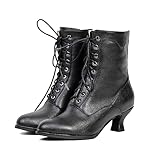 Yremael Women's Ankle Boots Victorian Boots Mid Calf...