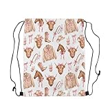 Castle Fairy Coquette Bow Drawstring Backpack,Vintage...