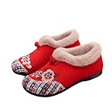 Red 2026 Women Winter Solid Color Embroidered Velvet...