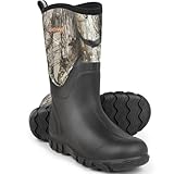 Showave Classic Men's Rubber Boots Waterproof Rain...