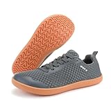Men's Wide Toe Box Shoes Minimalist Zero Drop Sneakers...