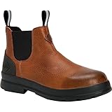 MUCK Men's Chore Farm Leather Chelsea Boot, Caramel,...