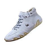 High Top Chukka Boots for Men Handmade Suede Non Slip...