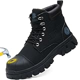 KELODON Waterproof Steel Toe Boots For Men 6 Inch...