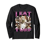 I Eat Turf Funny Goat Bootleg Graphic Style Retro 90s...