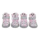 4Pcs Dog Shoes Lightweight Non - Slip Boots with Zipper...