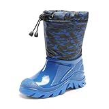 DREAM PAIRS Boys Snow Boots Waterproof Camouflage Slip...