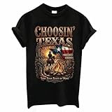 Handmade Choosin' Texas Shirt, Vintage Choosin Texas...