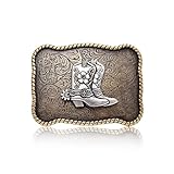 MASOP VOGU Western Belt Buckle for Men, Texas Cowboy...