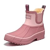 HISEA Women's Saltwater Winter Rain Boots Waterproof...