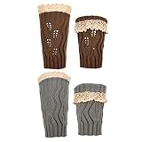 GALPADA 2 Pairs Women’s Winter Knitted Leg Warmers...