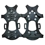 Ice Cleats for Shoes and Boots Ice Shoe Grips Non Slip...