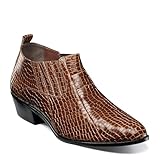 STACY ADAMS Mens Sandoval Heeled Ankle Boot, Cognac,...