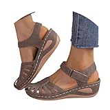 Coffee Closed Toe Sandals For Women 2026,Dressy Summer...