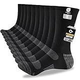 Cirorld Mens Cotton Boot Crew Socks, 5 Pairs Full...