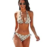 Doothers Cowboy Boots Womens Bikini Set Sexy Summer Two...