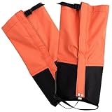 VICASKY Windproof Snow Boot Gaiters with Calf Cover for...