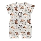 Wicbfdfv Vintage Western Horse Cactus Baby Rompers...