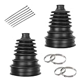 2 PCS CV Axle Boot, One-piece Dust Cover for Protecting...