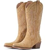 IUV Cowboy Boots For Women Western Cowgirl Boots with...