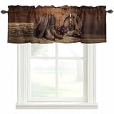 Valances for Windows, Cowboy Western Light Filtering...
