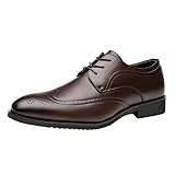 Comfortable Lightweight Men’s Leather Oxford Shoes...