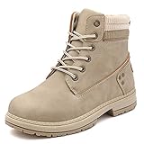 Athlefit Women's Work Waterproof Hiking Combat Boots...