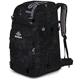 SEMSTY Ski Boot Bag, 55L Waterproof Ski and Snowboard...