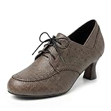 Jeneyao Women Booties Black White Shoes Womens Short...