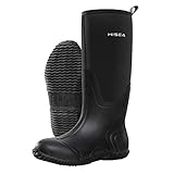 HISEA Women's Rain Boots, Knee High Rubber Boots...
