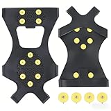 Ice Cleats for Shoes and Boots Ice Shoe Grips Non Slip...