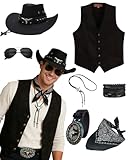 minkasic 7pcs Cowboy Costume Outfit for Men Western...