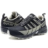 OUTJET Women's Wide Waterproof Hiking Shoes Lightweight...