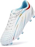 DEORUMN Soccer Cleats Mens Womens Soccer Shoes Football...