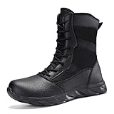LEIJOP Men's Jungle Tactical Combat Boots Motorcycle...