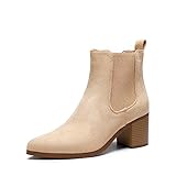 DREAM PAIRS Women's Retro Elastic Chelsea Ankle Boots...
