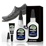 Shoe Super CA Glue 1oz +1g Kit, Flexible Clear Glue for...