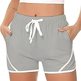 Women's High Waist Running Shorts Workout Gym Yoga...