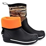 Showave Kid's Rain Boots Waterproof Rubber Mud Boot...