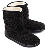 LongBay Women's Chenille Knit Bootie Slippers Cute...
