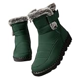 Warm Snow Boots for Women Waterproof Non-Slip Ankle...