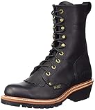 Ad Tec Mens 10in Fireman Logger Certified Work Boots,...