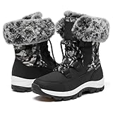 Women's Snow Boots, Waterproof Mid Calf Winter Boots...