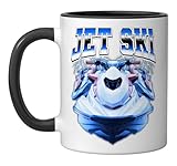 Jet Ski Jet Skiing 90s Bootleg Style Ceramic Mug,...