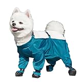 Pet Anti Dust Pants Dog Paw Boots Leggings Waterproof...